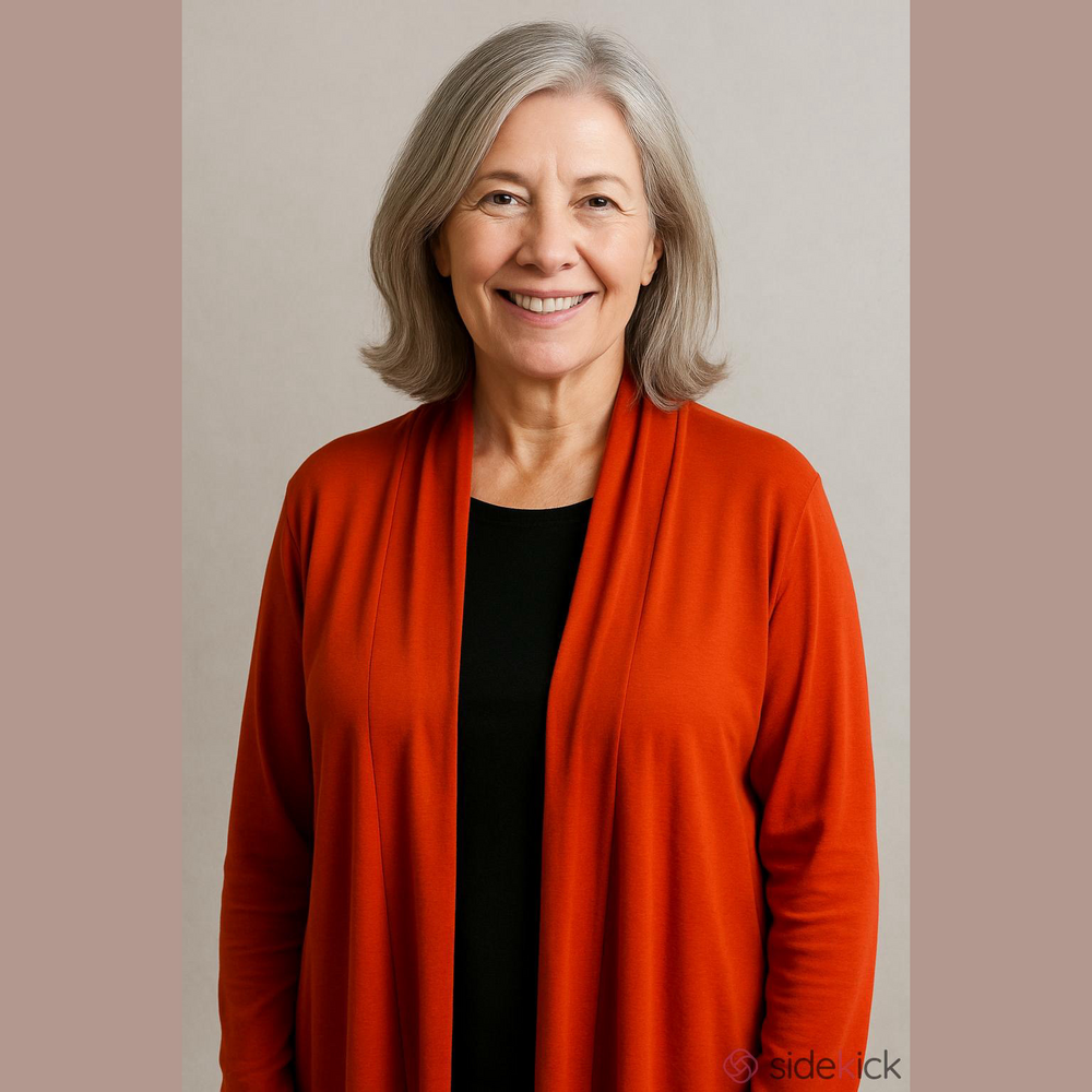 Penningtons Every Story Orange Open Cardigan Size 14